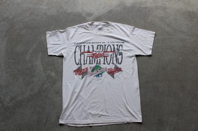 VTG Minnesota Twins 1991 World Series Champions T-Shirt Size L Stedman tag