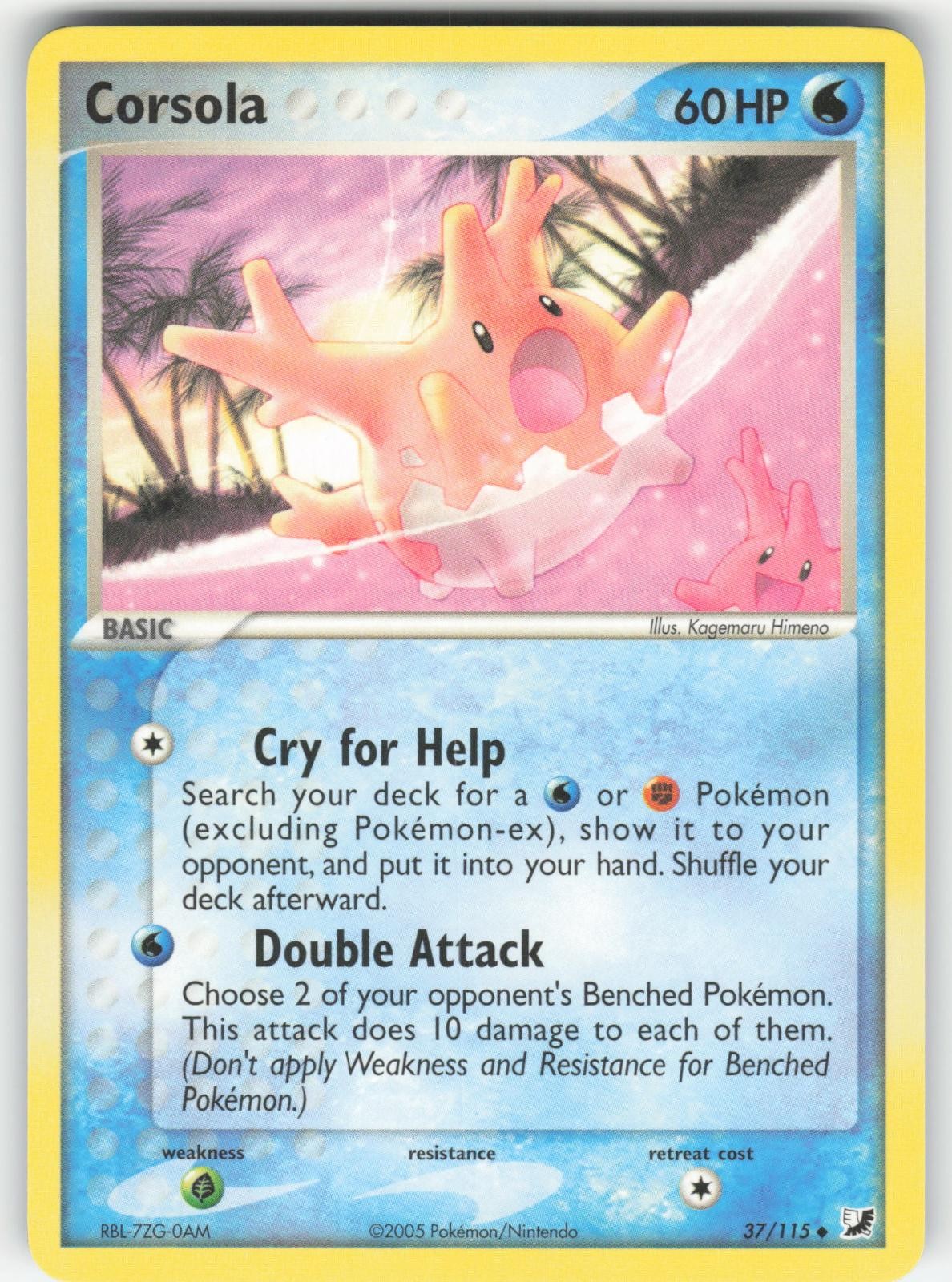 Corsola 37/115 Uncommon Unseen Forces Pokemon Near Mint