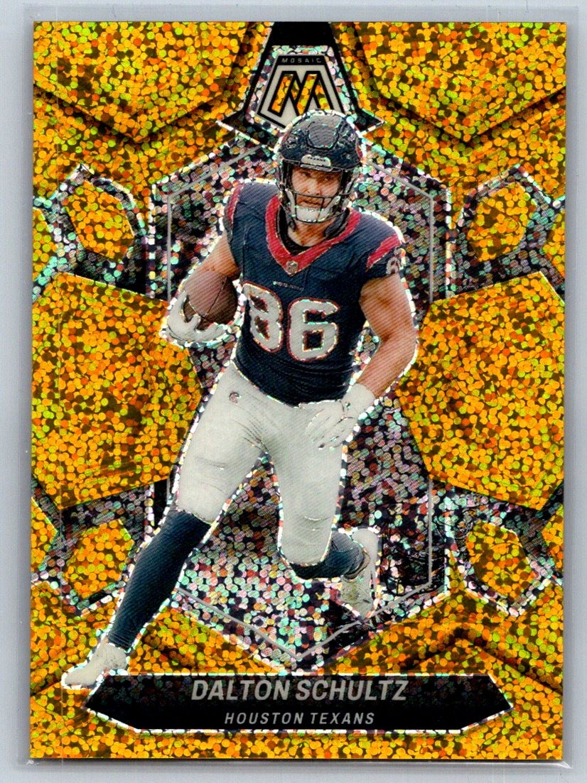 2024 Panini Mosaic #89 Dalton Schultz Gold Sparkle #/24