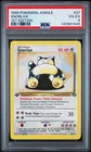 1999 POKEMON JUNGLE 1ST EDITION #27 SNORLAX PSA 4