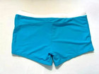 * RARE * Men's Asian Size XXL (USA-XL) Short Shorts Swim Trunks - Blue, White — photo 9