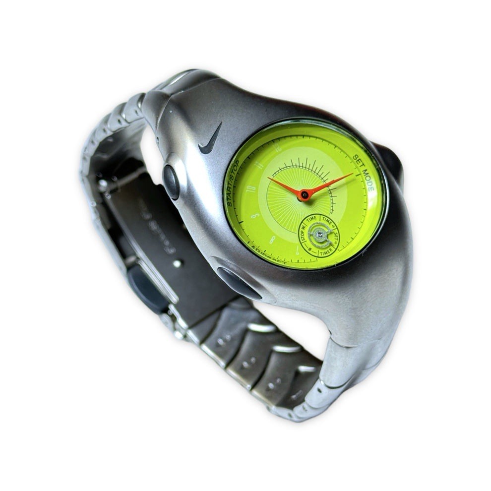 NIKE 00s Triax watch スポーツウォッチ グリーン 2001 nike triax armored chrono Watch | eBay