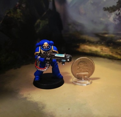 Warhammer 40k Painted Primaris Hellblaster Space Marine Miniature