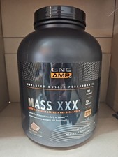 GNC AMP Mass XXX Protein Powder Mass Gainer 6Lbs Chocolate BB 04/2027Sealed  8.33 per gallon