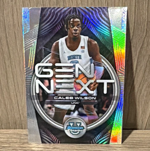 Topps Bowman Chrome U 2025-26 Caleb Wilson Gen Next Insert #GN-9 REFRACTOR