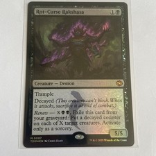 MTG X3 Rot-Curse Rakshasa(Foil) 0087  - Tarkir Dragonstorm Mythic NM