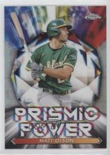 2021 Topps Chrome Prismic Power Matt Olson #PP-11 0g27