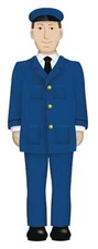 BACHMANN - HO Conductor - Children's Theme Railroad Figure (HO Scale) (42445)