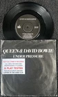 Queen & David Bowie – Under Pressure 7'' Vinyl 1981 CLEANED/TESTED EX/VG+ VIDEO
