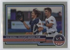2023 Stars & Stripes Silver Prizm USA Baseball Collegiate National Team #97 0kz0
