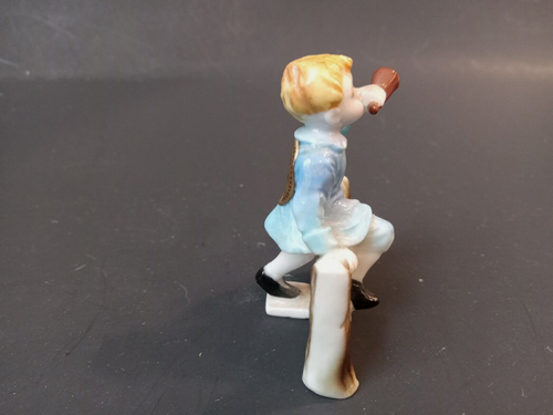 Set of 3 1960s Bone China Nursery Rhyme Miniatures Little Boy Blue Cats Japan - Picture 5 of 16