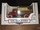 Die Cast Metal 1926 Mack Bulldog Truck Bank With Crates Ertl