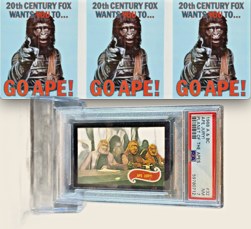 Planet of the Apes © A&BC 1968 APE JURY! #32 NEAR MINT 7 - Vintage garno PSA