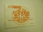 Manuel du propriétaire GT 80 GT80 Yamaha GT80 E NEUF D'ORIGINE