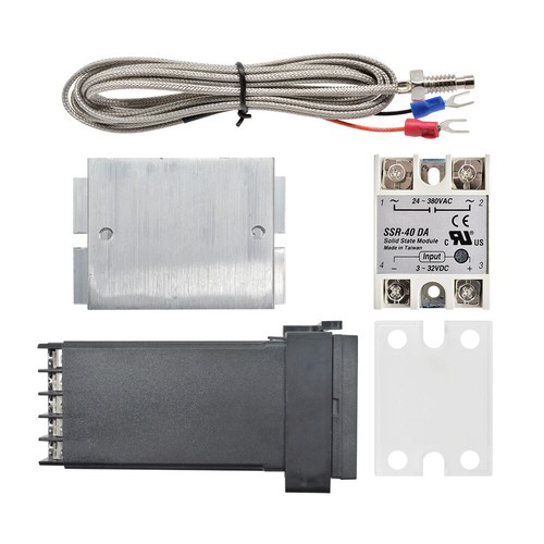 Termostato digitale REX-C100 PID regolatore di temperatura uscita SSR K termocoppia - Foto 10 di 49