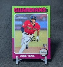 Jose Tena Rookie RC 2024 Topps Heritage Baseball Card #227 Cleveland Guardians. rookie card picture