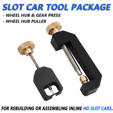 Wheel Hub Gear Press, Wheel Hub Puller Tools Rebuild HO Slot Car Tool Package