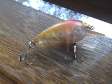 Older USA Made Bill Norman Square Bill Baby N,3 Footer,Clown Silver Flash