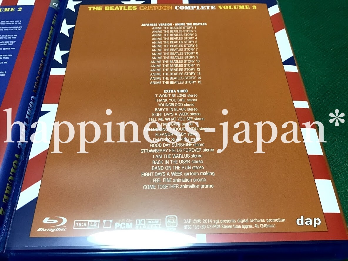 アニメ・ザ・ビートルズ他 DVD 3点セット The Beatles Cartoon Complete Blu-ray 3 Disc Set Anime DAP