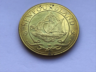 1936 NEWFOUNDLAND EDWARD VIII RETRO FANTASY PATTERN PROOF
