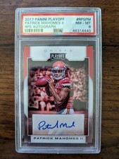 2017 Panini Playoff - RPS Autographs #RPS-PM Patrick Mahomes II /99 (AU, RC)