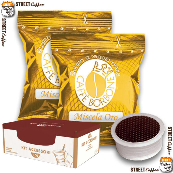 Bourbon 10 Coffee Capsules MIX GOLD Compatible With Lavazza Espresso Point Photo Related