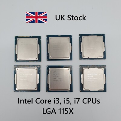 Intel Core i3 i5 i7 Desktop CPUs – LGA1150 1151 1155 1156