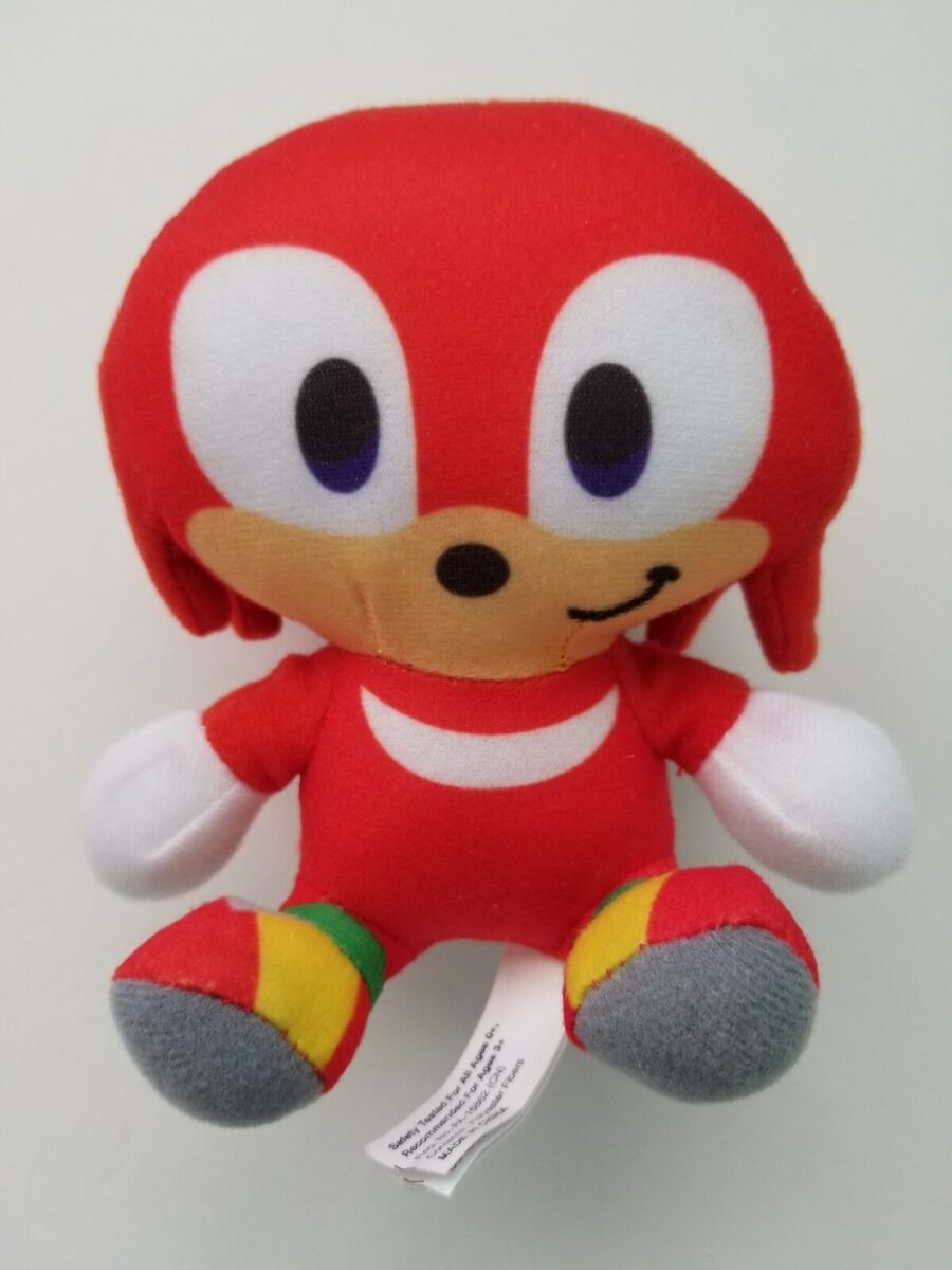 Sonic the Hedgehog 7 Inch Sonic, Shadow, Knuckles and Tails Stuffed Plush  Toy Set of 4 