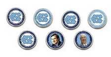 Tribute Coin North Carolina Tar Heels Men's Basketball 7 Coin Championship Set