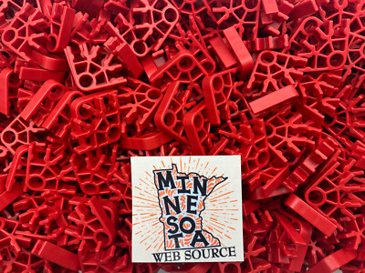 (500) K NEX Red 3 Way Connectors   USED OEM   Standard