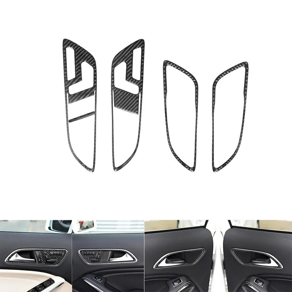 Kit de cubierta interior completo de fibra de carbono 35 piezas para Mercedes Benz clase CLA Foto 3 de 4