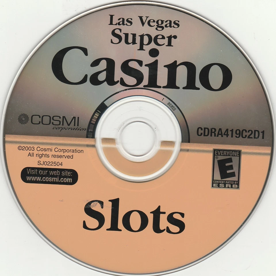CD-ROM de 100 PC Las Vegas Super Casino plus tragamonedas de Cosmi para ganar 98/XP Foto 3 de 4