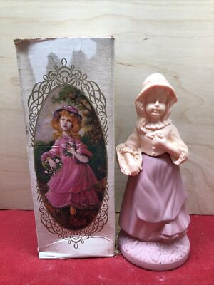 VINTAGE Avon Pretty Girl Pink Occur Perfume Cologne Bottle Decanter  Empty - Main Image