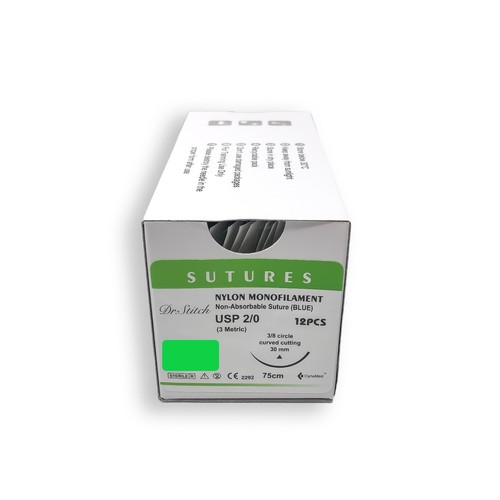 48/Pack Training Chirurgische Nähte Nylon Monofile Steril Tierarzt-Med-Dental - Bild 4 von 12