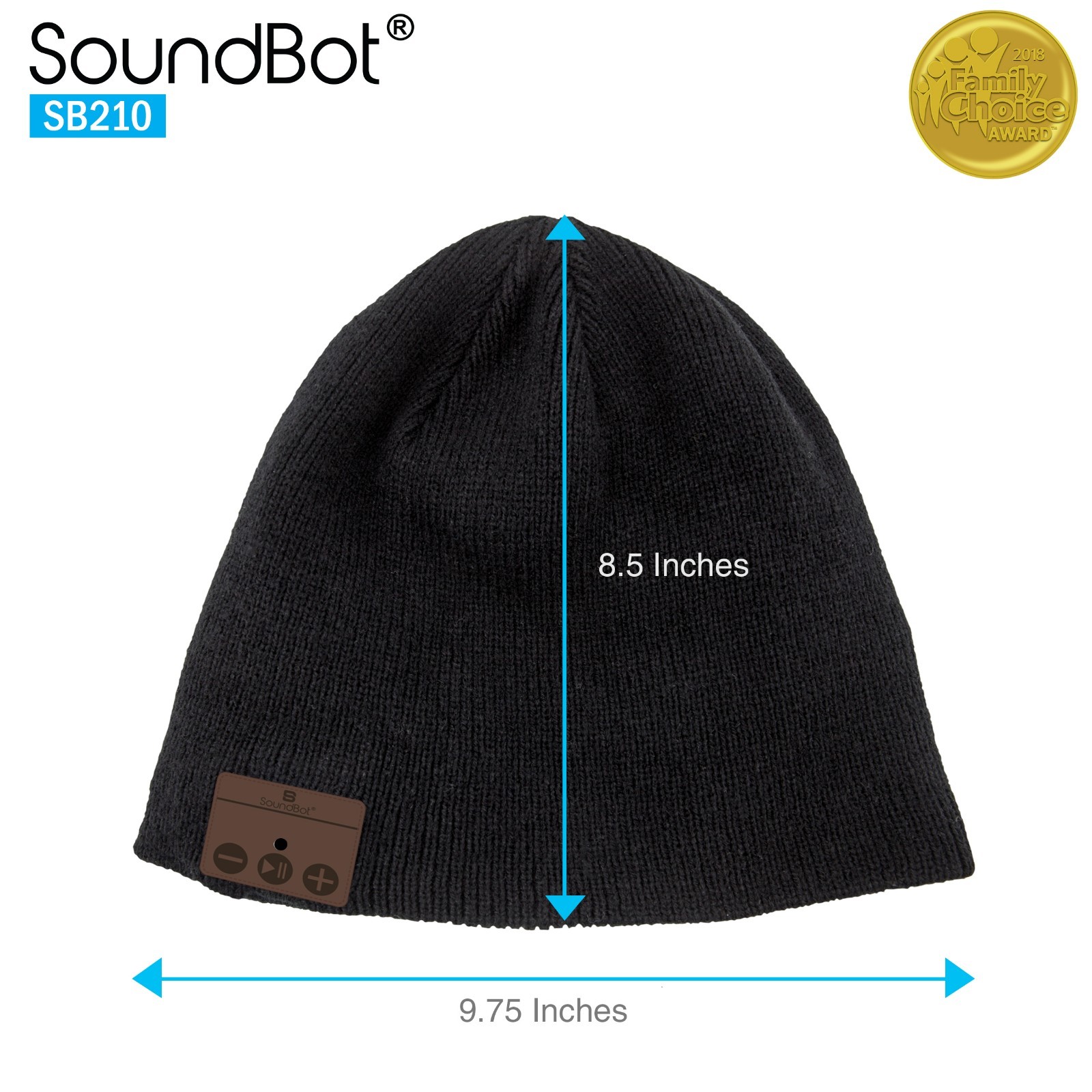 soundbot wireless bluetooth hat