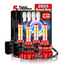 4X Luces Fuertes Para Auto Coche Luz Carro Bulbs 9005 H11 LED SUPER Blanco Hi/Lo