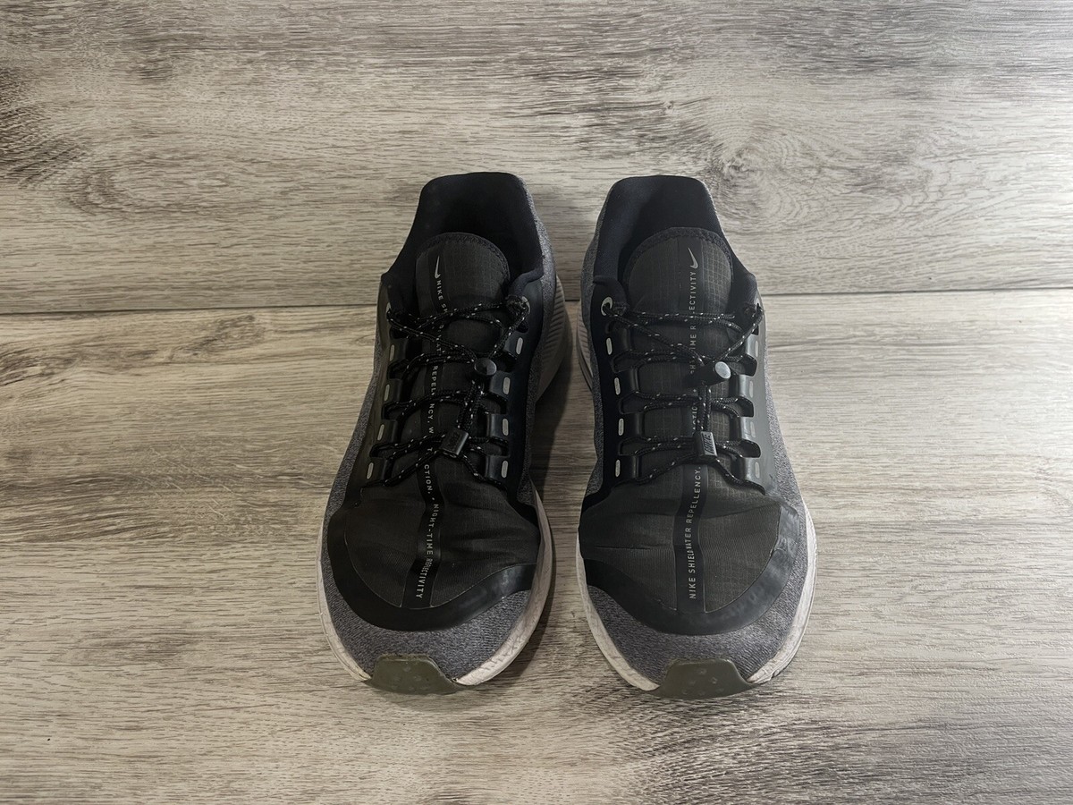 Size Nike Zoom Winflo Run Shield Black Metallic Silver W for