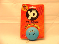 Yo-Bonic 1998 Yo Be Happy Blue Smiley Face Yo-yo NEW Original Owner