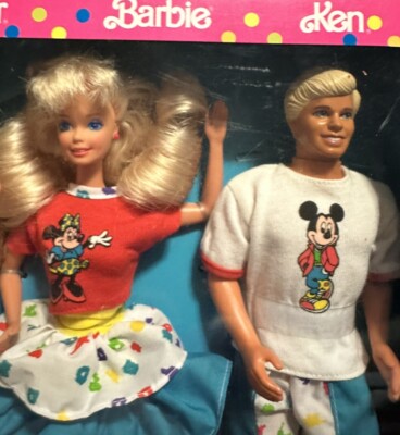 Barbie & Friends Gift Set Disney 1991 3177 Ken Skipper Mickey