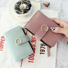 Women Ladies Leather Coin Purse Mini Wallet Clutch Card Holder Handbag