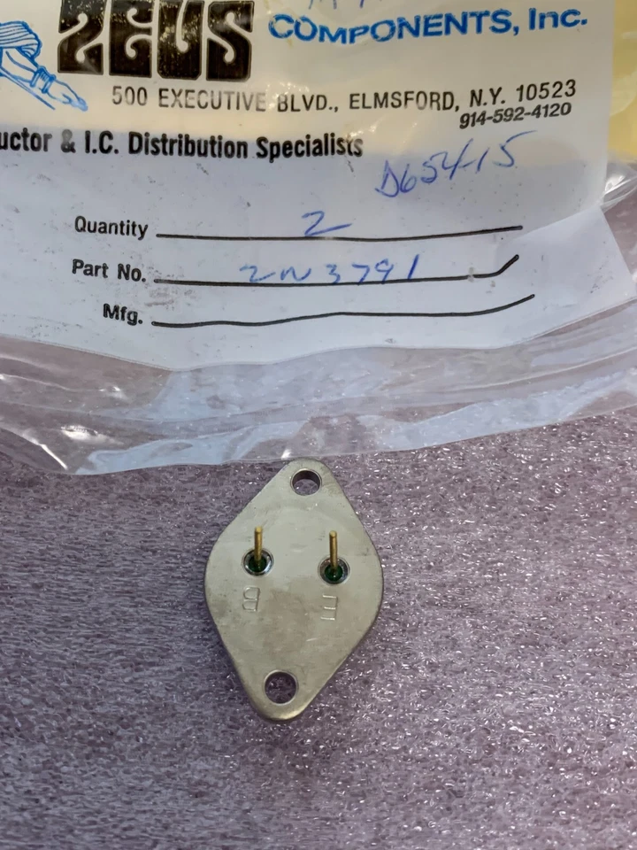 PN# 2N3791 - PPC PRODUCTS - TRANSISTOR - Image 3 of 4