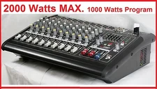 2000 Watts 10 Ch Powered Mixer power mixing Amplifier Amp refurbished BM228  