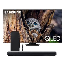 Samsung Qn75q80da 75" 4k Qled Smart Tv & Hw-qs730d 3.1.2 Soundbar With Sub