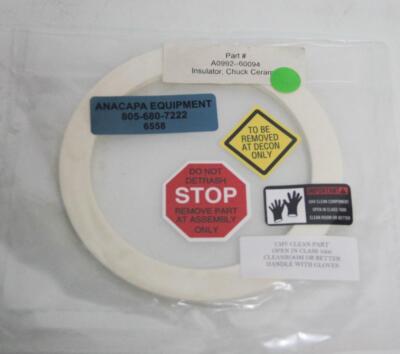AMAT Wafer Chuck Insulator Ceramic 125mm A0992-60094 NEW for Semiconductor (6558