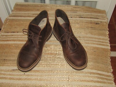 Clarks Bushacre Mens Chukka Boots Size 9.5 M Brown 15522 