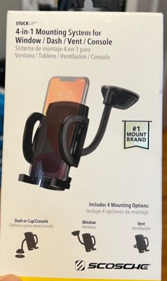 Scosche 4-in-1 Universal Mounting Kit for Cell Phones Mobile Devices