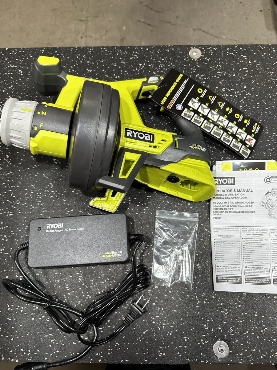 18V ONE+ HYBRID 50' DRAIN AUGER KIT - RYOBI Tools