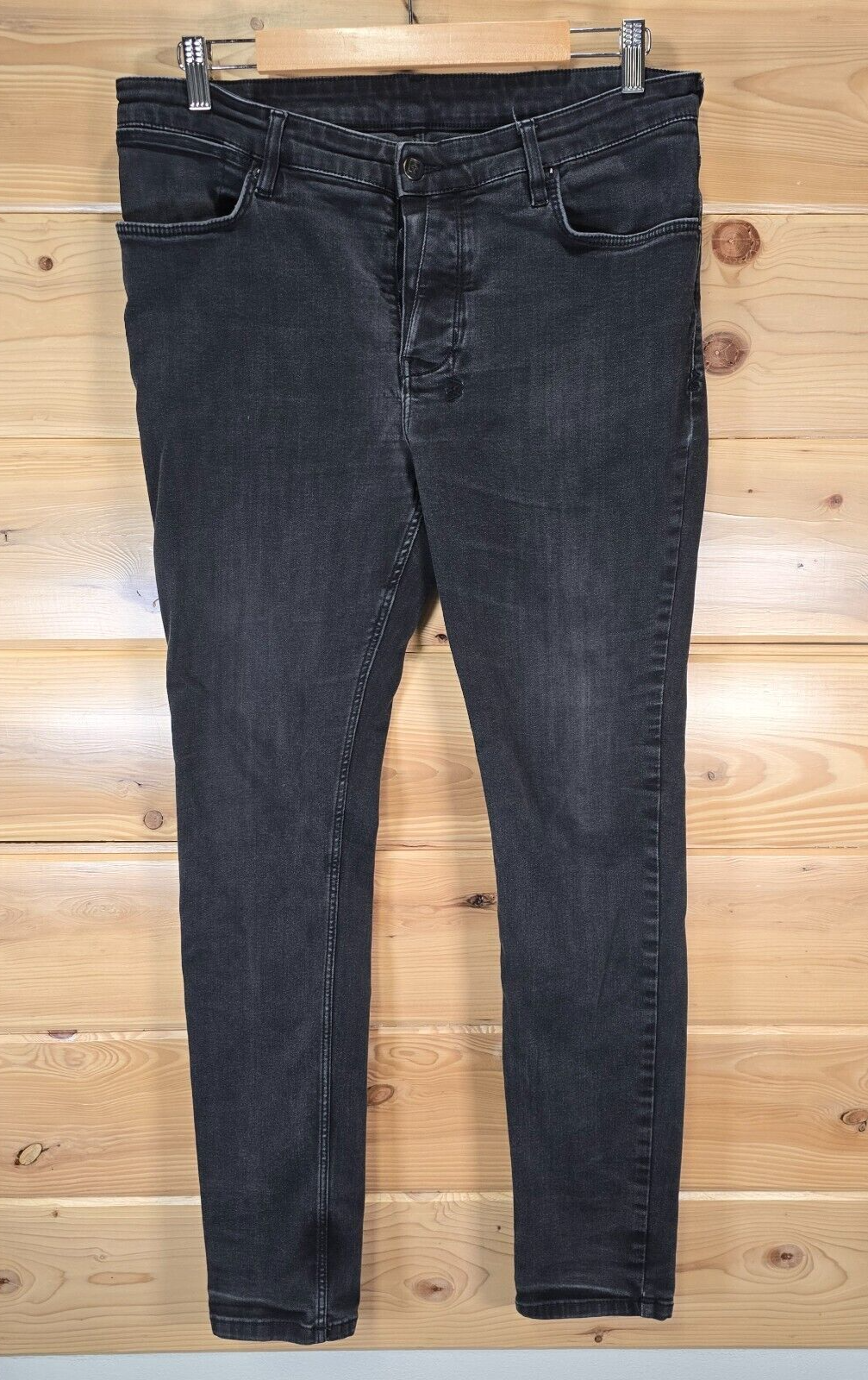 Ksubi Skinny Jeans KM50 Men Size 32X30 Black Skate Punk Slim-image