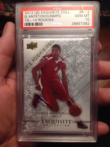 PSA 10 2012-2013 EXQUISITE COLLECTION SUPER TOUGH GIANNIS ANTETOKOUNMPO /99 RC