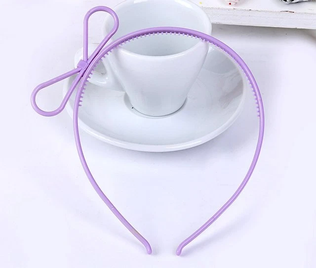 100 Mixed Color Plastic Bows Hair Tiara Princess Headband Hair band Party Favors - Image 3 of 3